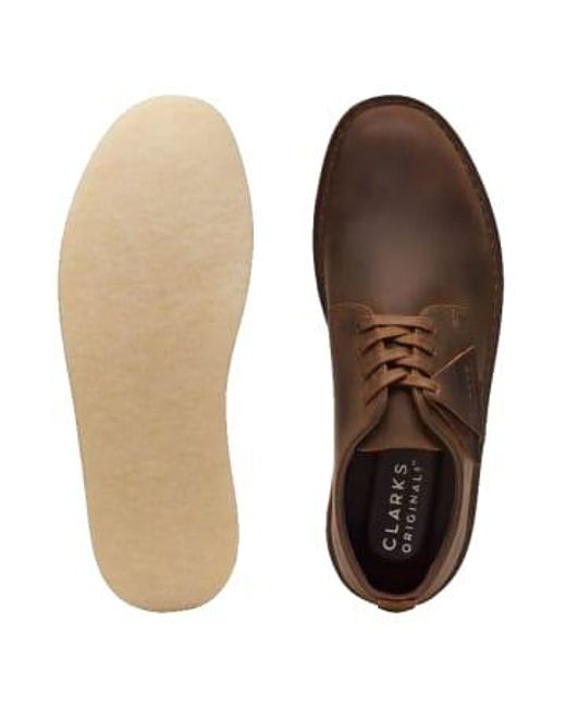 Clarks Brown Coal London Beeswax 40 for men