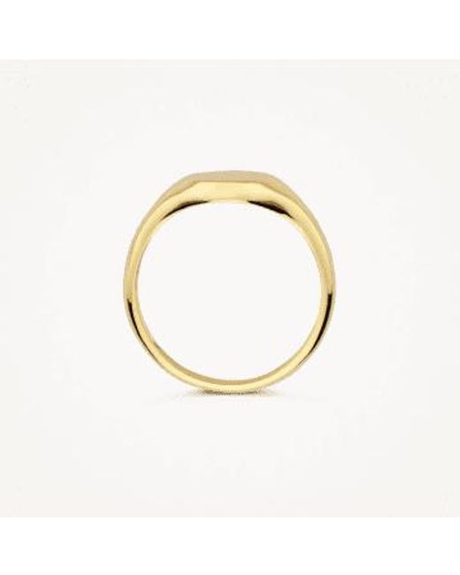 Blush Lingerie Metallic 14k Gold Signet Ring
