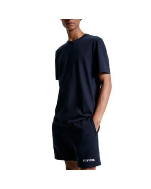 Tommy Hilfiger Blue T-shirt Mw0mw31526 Dw5 Xxl for men