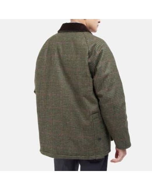 X wp 40th anniversaire en laine bedale veste olive Barbour pour homme en coloris Green