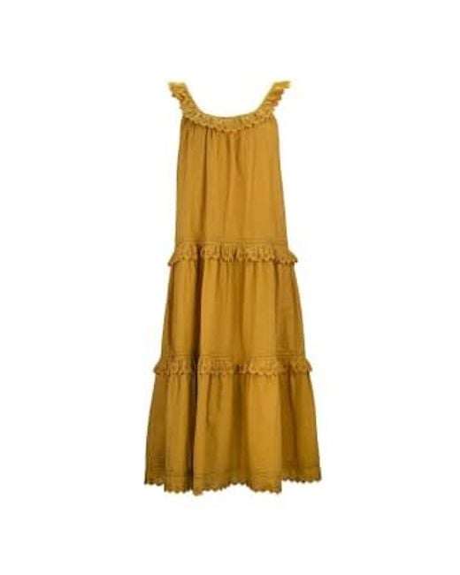 The Great Yellow The Eyelet Magnolia Dress