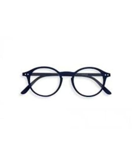 Izipizi Blue Shape D Navy Reading Glasses D+1