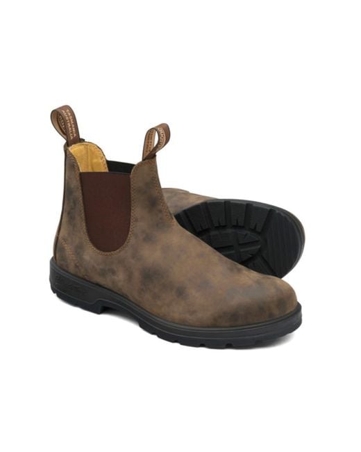 Blundstone Classic Chelsea Boots 585 Rustic Brown for Men Lyst