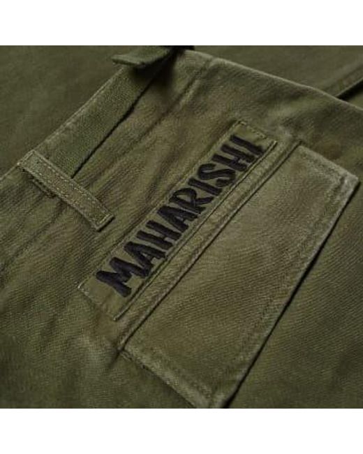 A nosotros. pantalones personalizados Maharishi de hombre de color Green