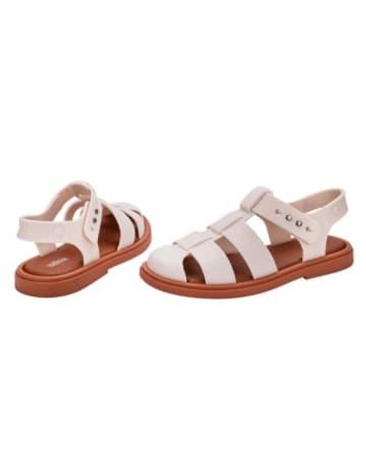 35682 emma sandal en brun / beige Melissa en coloris Pink