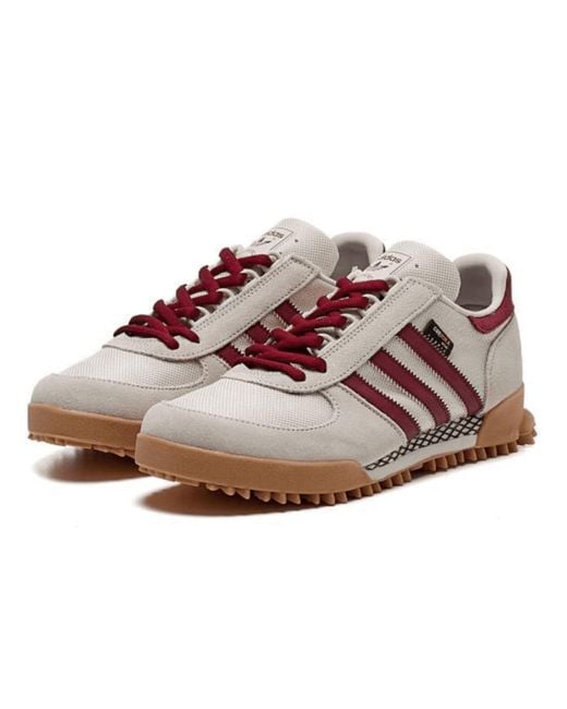 Adidas Pink Marathon Tr White, Burgundy & Gum for men