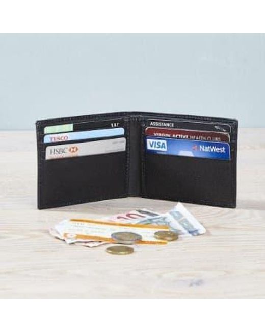 VIDA VIDA Brown Leather Credit Card Wallet for men