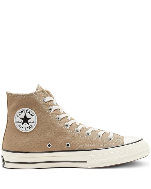 Converse Khaki Vintage Canvas High Top 168504c Sneakers in Natural | Lyst