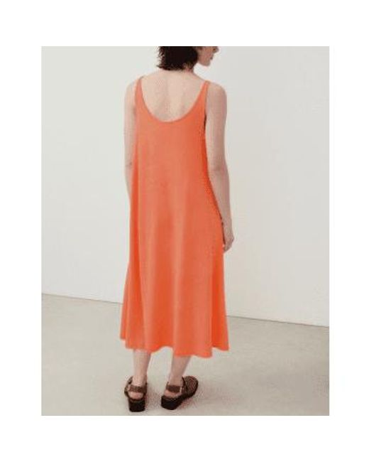 American Vintage Orange Lopintale Dress Fluo