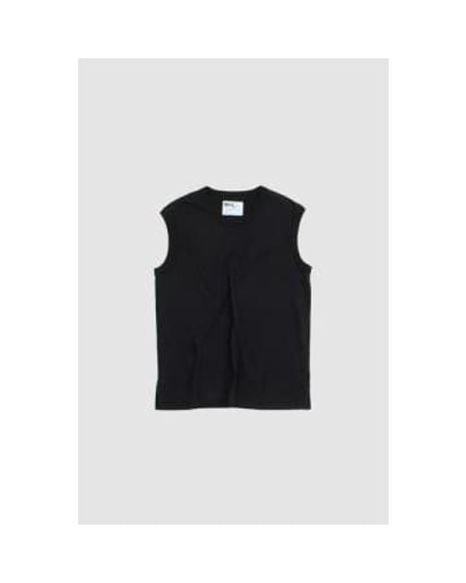 Margaret Howell Black Gym Vest Lightweight Dry Jersey Xs for men