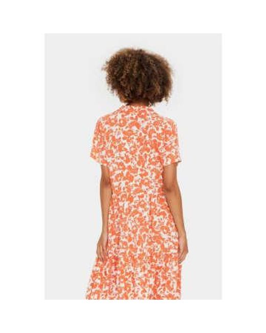 Saint Tropez Orange Eda Maxi Kleid im Tigerlily Porzellan