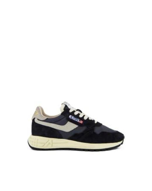 Autry Blue Reelwind Low Shoes Leather