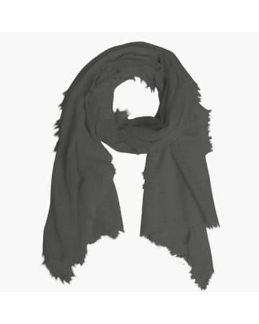 Stone Hand Felted Cashmere Soft Scarf Gift di PUR SCHOEN in Gray
