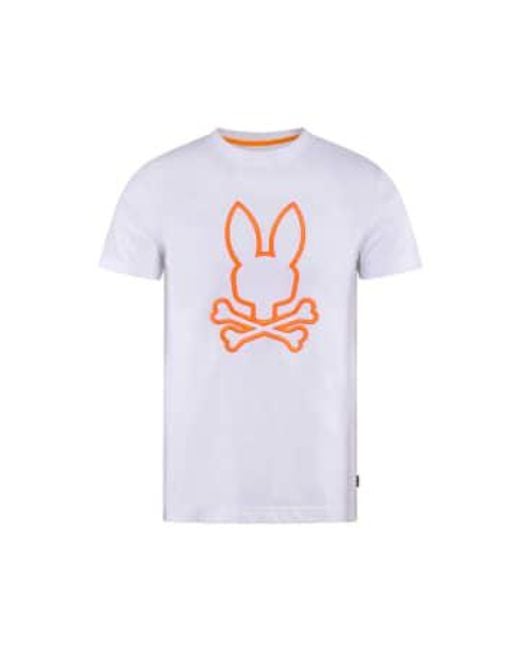 Psycho Bunny White T-shirt S / for men