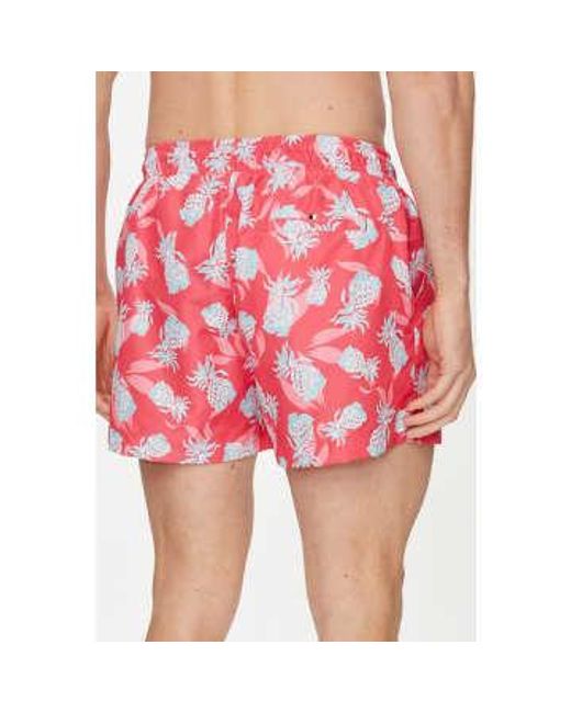 Boss Red Ery Fully Lined Swim Shorts With Pineapple Print for men
