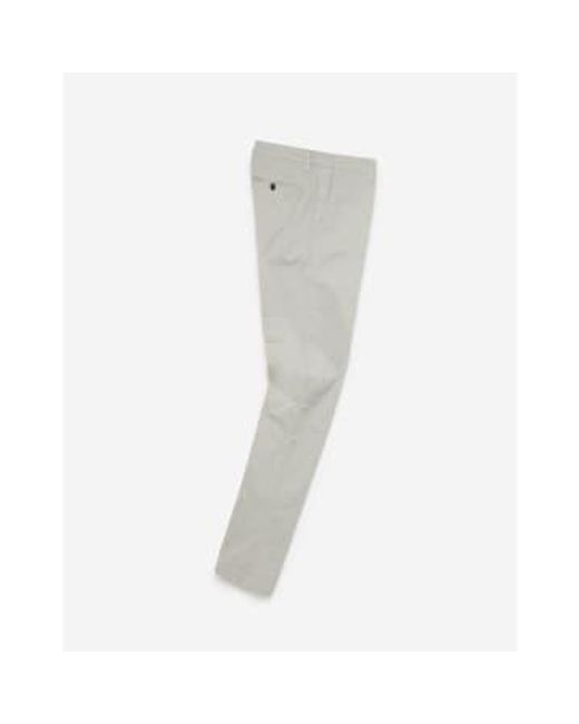 Oliver Sweeney White Besterios Relaxed Fit Chino Trousers Size: 32, Col: Sto 32 for men