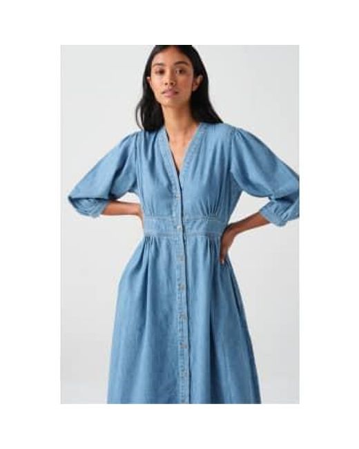 seventy + mochi Blue Audrey Dress