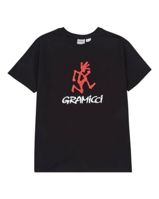 Gramicci Logo -t -shirt in Black für Herren