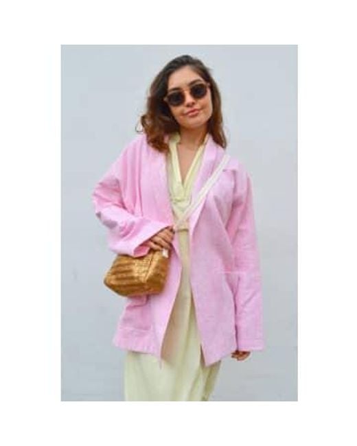 Cacao rosa/chaqueta blanca Vanessa Bruno de color Purple