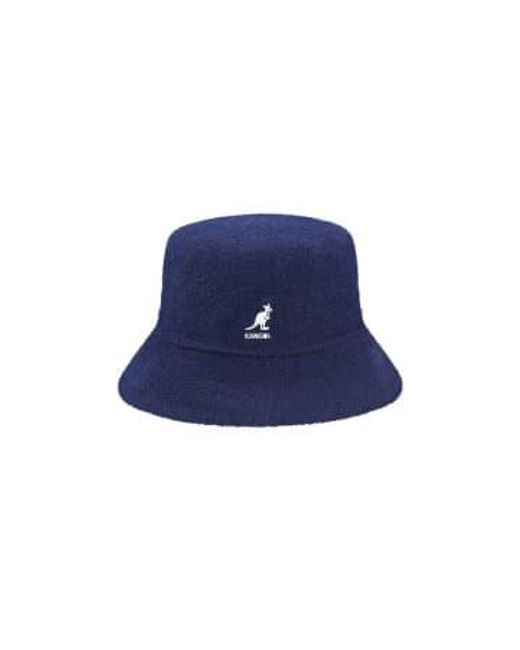 Kangol Blue Bermuda Bucket Hat Navy Large
