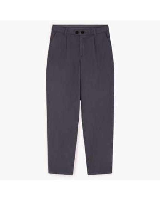 Leon & Harper Blue Prodige Slate Trouser 38 for men