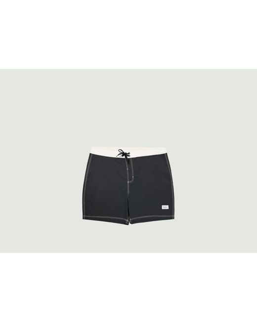 Knowledge Cotton Apparel Swim Shorts With Contrasting Details in White for  Men | Lyst