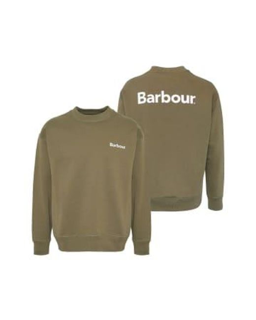 Barbour Heritage plus nicholas sweatshirt mid in Green für Herren