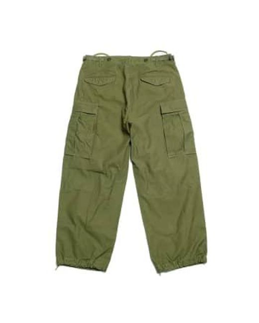 Buzz Rickson's Green Shell Field M 1951 Trousers Olive for men