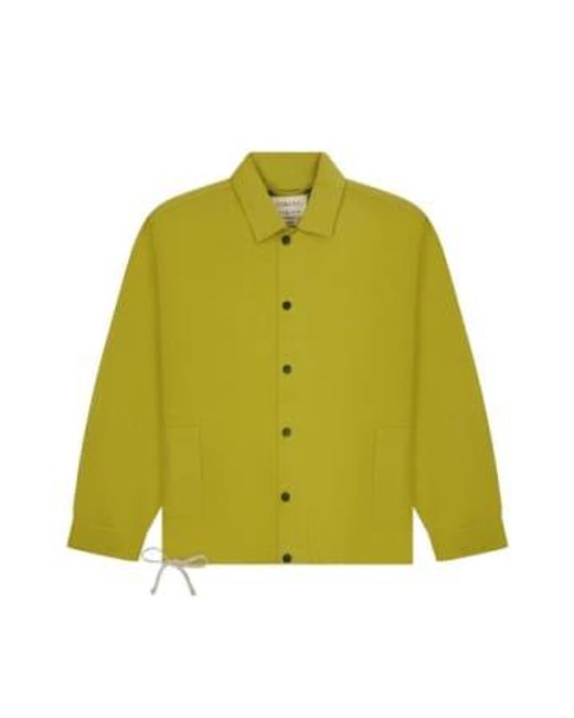 Uskees Green Oversized Coach Jacket #3013 Pear S