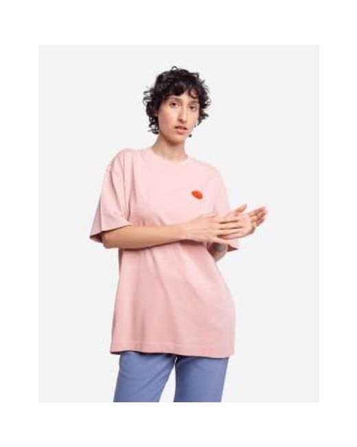 Olow Pink Pastel Oversized Draco T Shirt L for men