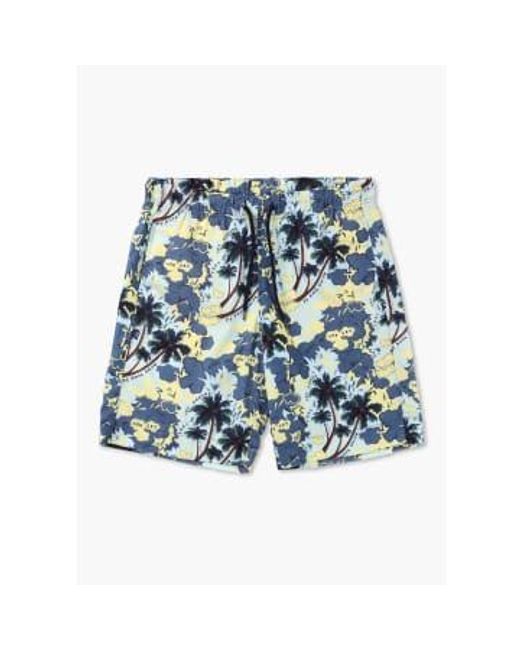 Paul Smith Blue S Eyes On The Sky Print Utility Shorts for men
