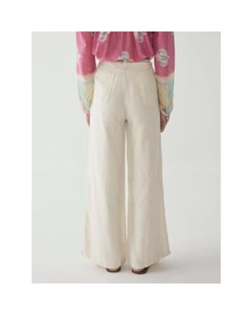 MAISON HOTEL Natural Marisa Trousers
