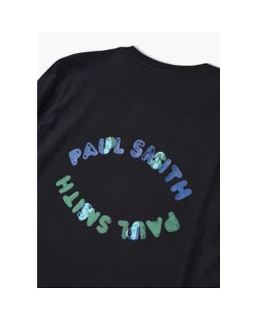 Paul Smith Black S Happy Eye Print T-shirt for men