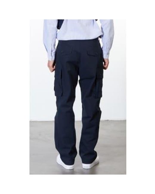 Fa Pant Cotton Ripstop Dark Navy 1 di Engineered Garments in Blue da Uomo