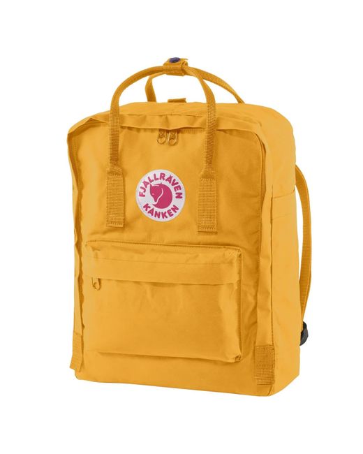 Fjallraven Kanken Backpack in Yellow | Lyst