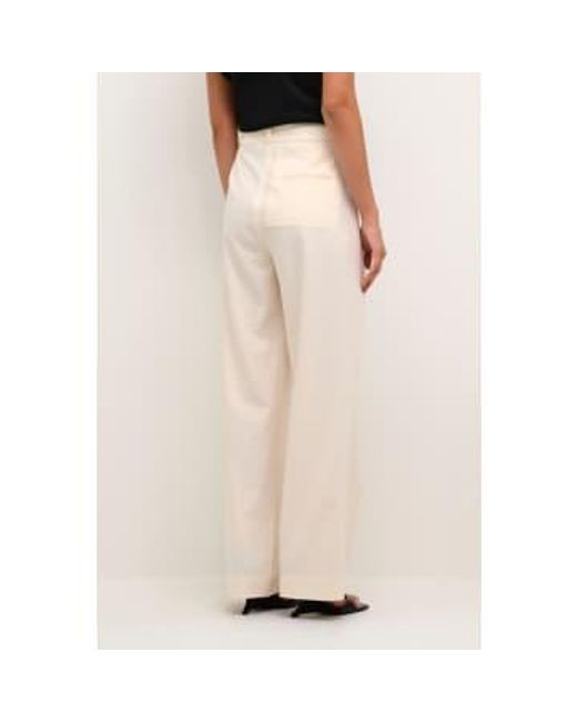 Olisekb Trousers Or Egret di Karen By Simonsen in White
