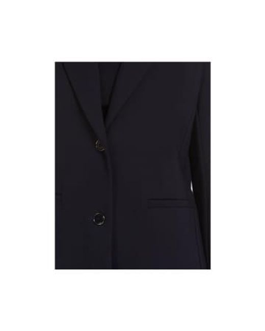 Max Mara Blue Joice Jersey Blazer Col: 002 Navy L