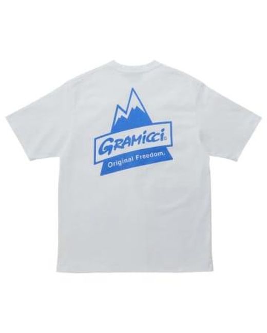 Gramicci Blue Peak T-shirt Medium for men