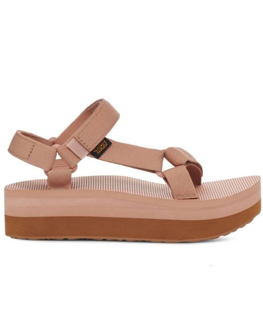 Teva Flatform Universal Maple Sugar lion in Brown Lyst UK