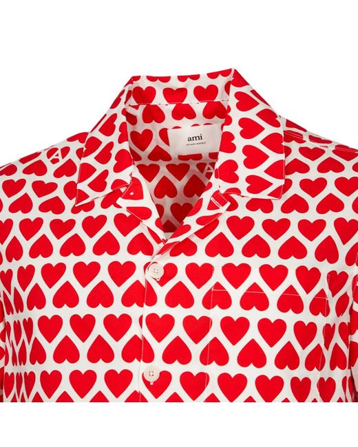 Chemise à coeur rouge écarlate Ami Paris pour homme en coloris Rouge | Lyst