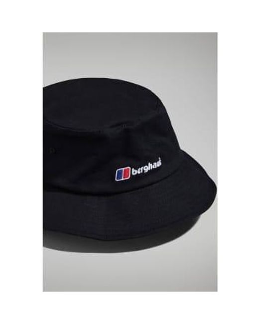 Berghaus Black S Recognition Bucket Hat One Size for men