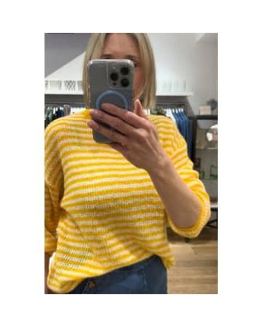 Compañía Fantástica Yellow Stripe Knit S