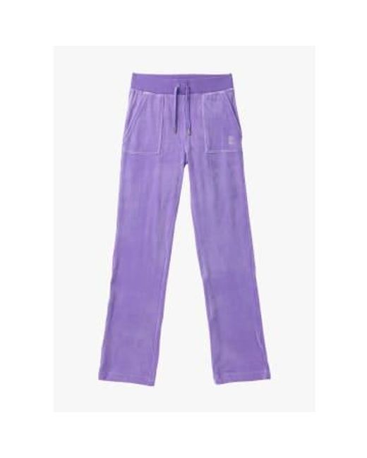 Womens Del Ray Classic Pocket Lounge Pants In di Juicy Couture in Purple da Uomo