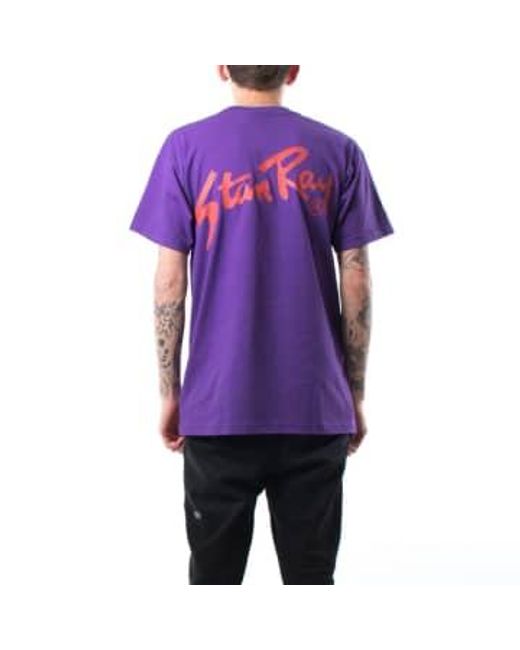 Camiseta stan tee púrpura Stan Ray de hombre de color Purple