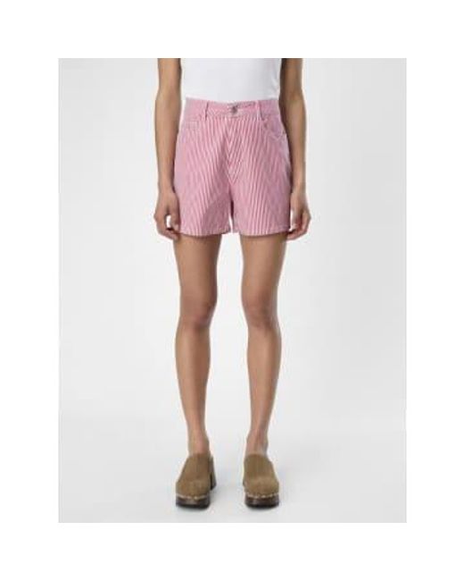 Pantalones cortos sarga sola Object de color Pink