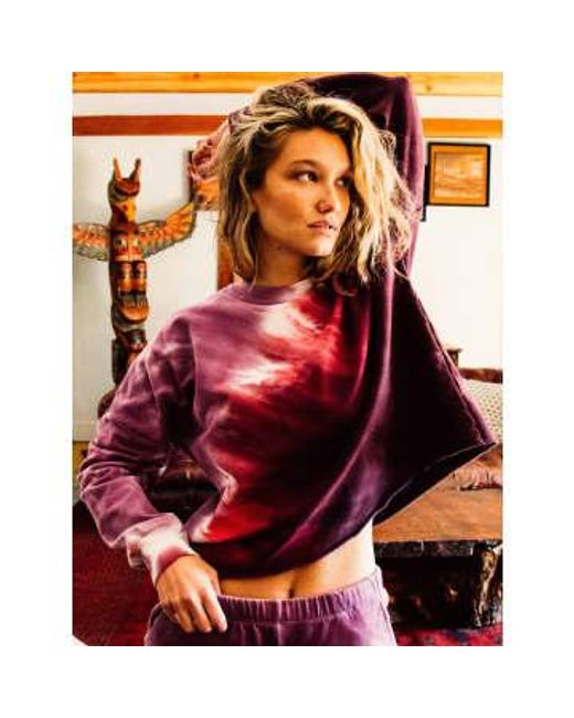 Electric And Electric And Rylan Sweatshirt Lilacburgundy di Electric and Rose in Purple