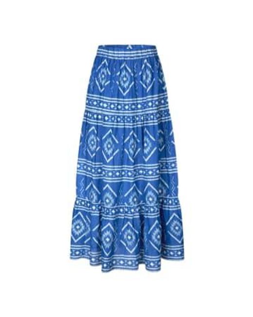 Lolly's Laundry Blue Sunsetll Maxi Skirt
