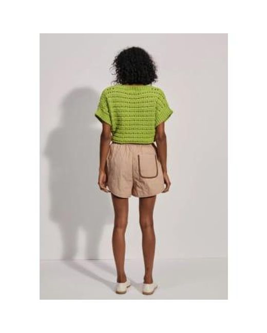 Connell Quilt Short Warm Taupe di Varley in Green