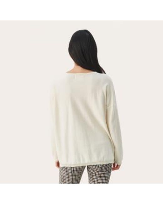 Part Two White Two Iliane Jumper With Cashmere