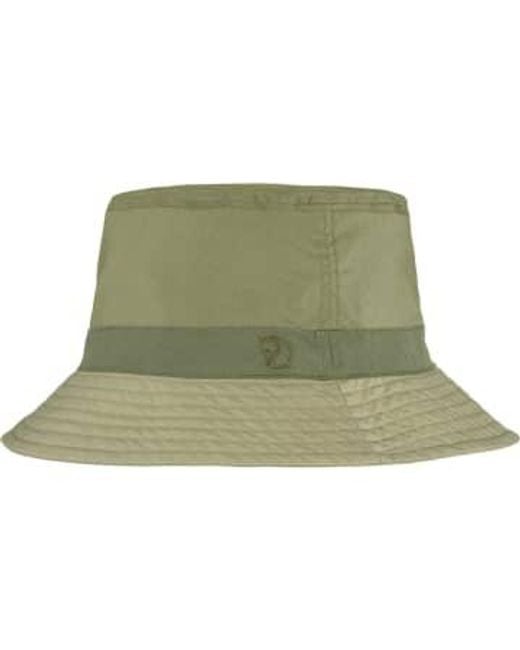 Fjallraven Green Reversible Bucket Hat for men